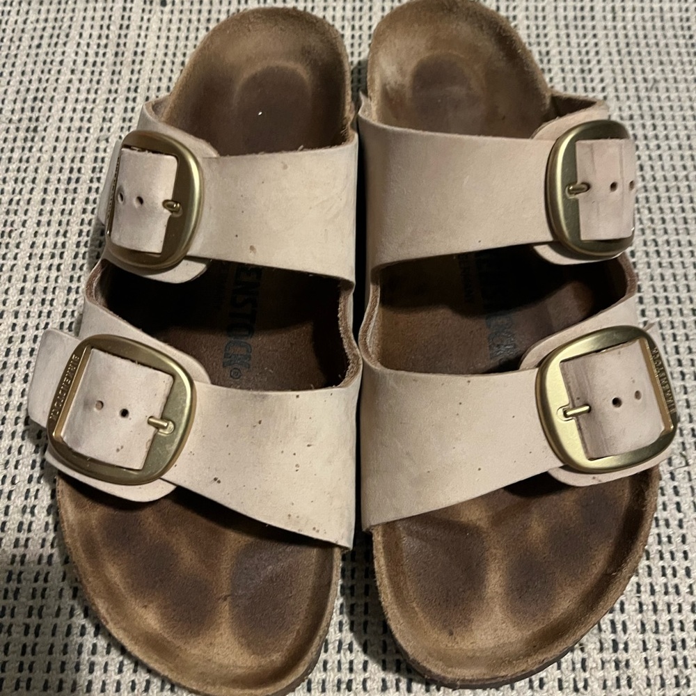 Birkenstocks Arizona Big Buckle sandcastle